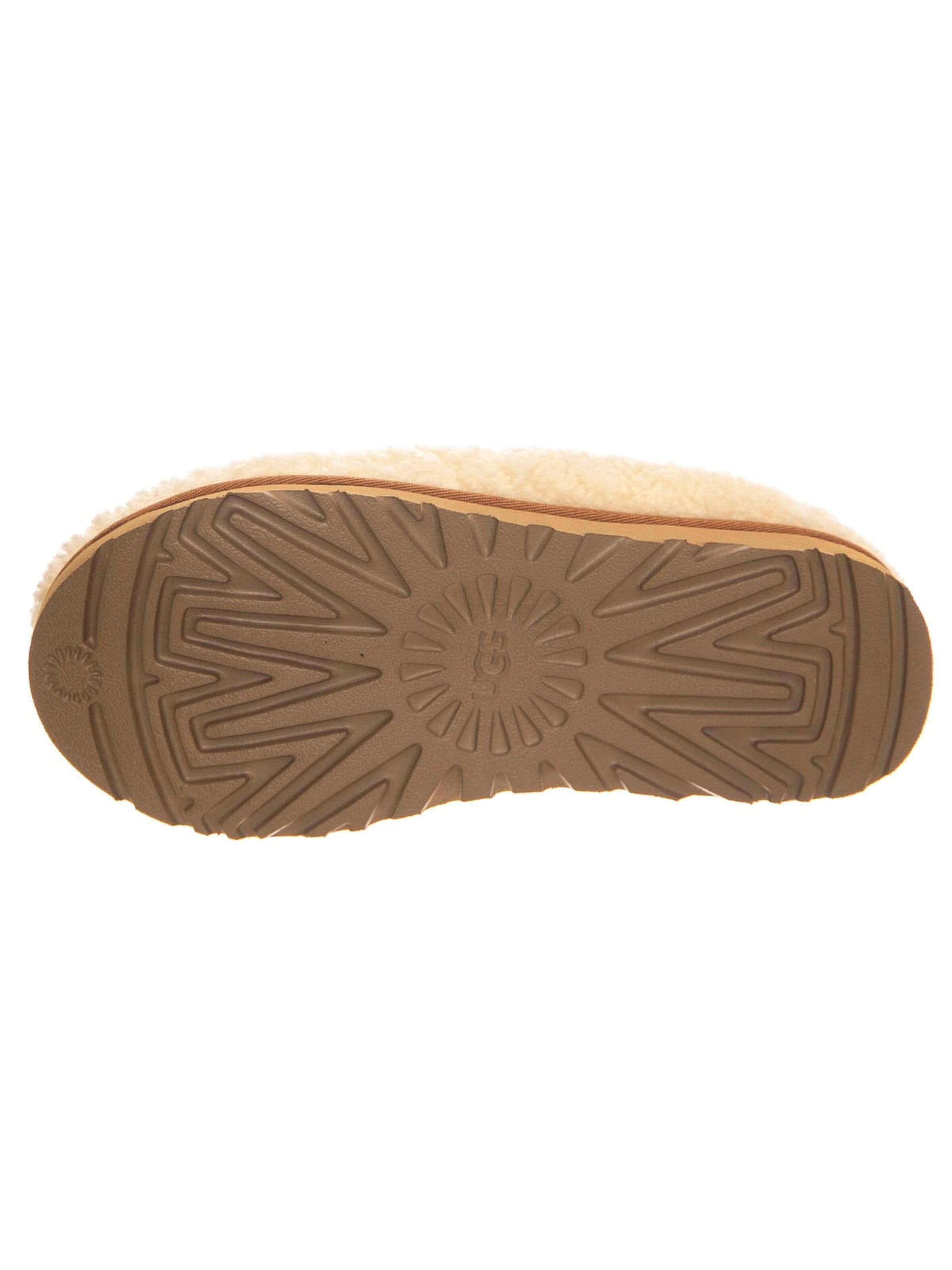 Mule 'W TASMAN MAXI CURLY NATURAL' UGG en blanc
