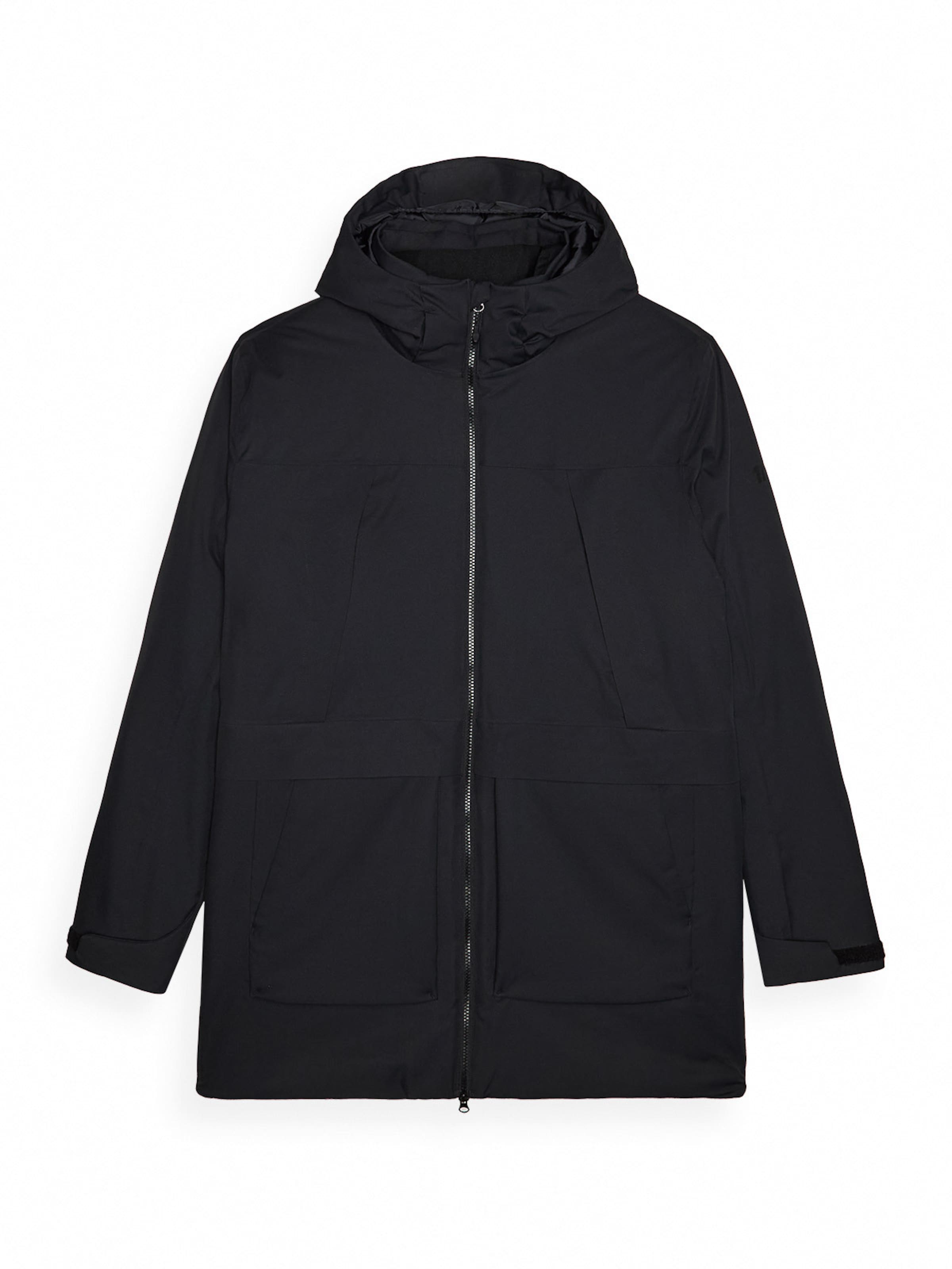 4F Куртка в спортивном стиле в Черный: спереди