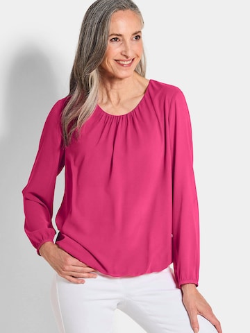 Goldner Bluse in Pink: Vorderseite