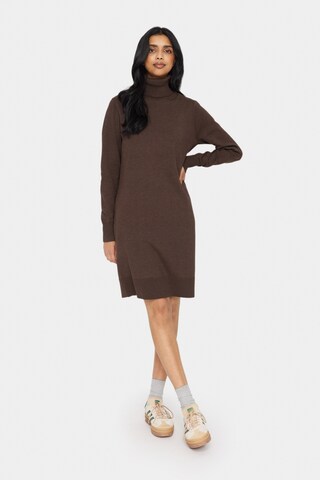 SAINT TROPEZ - Vestido de malha 'SZ Mila' em castanho