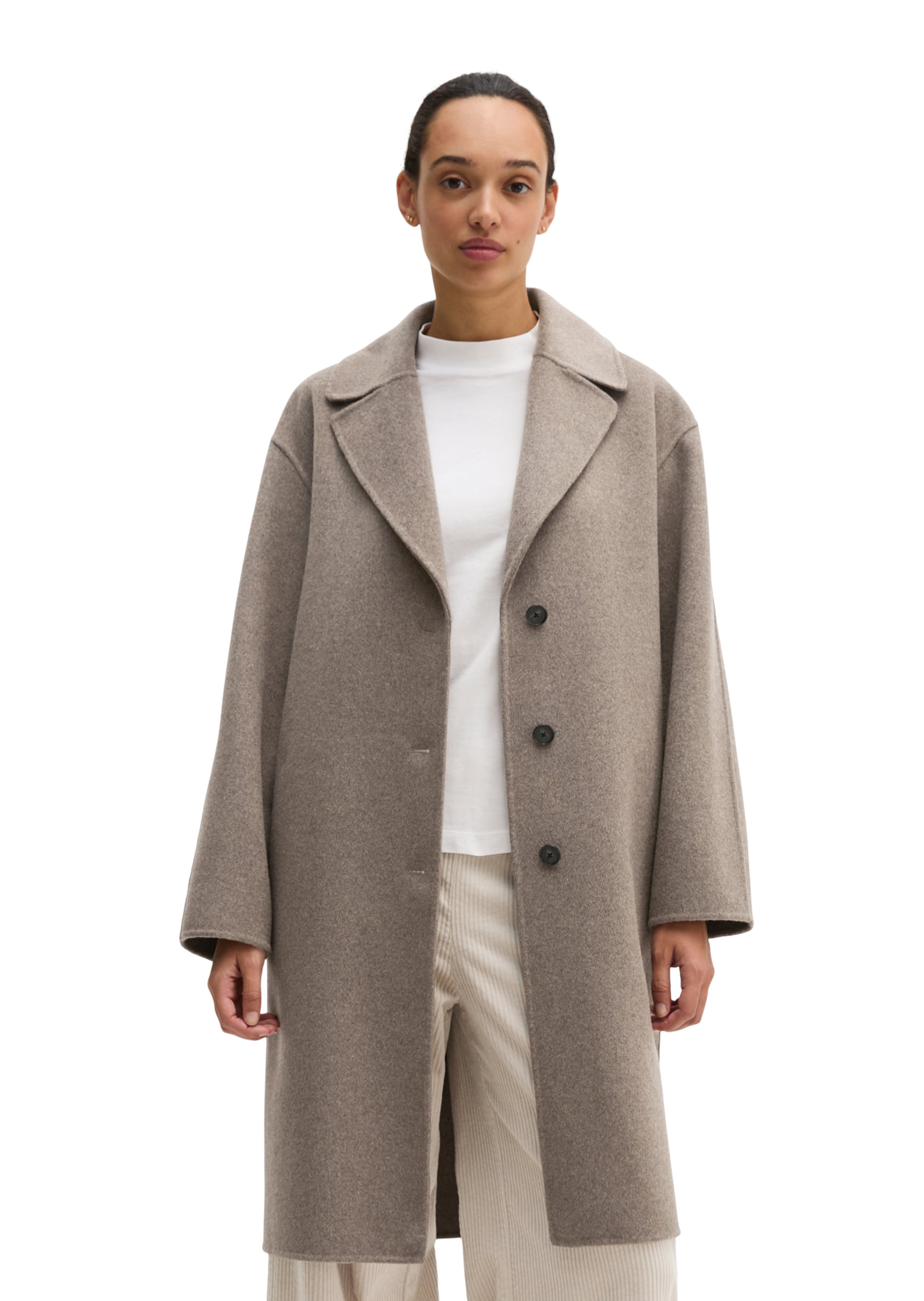 Marc O'Polo Wintermantel in Beige: voorkant