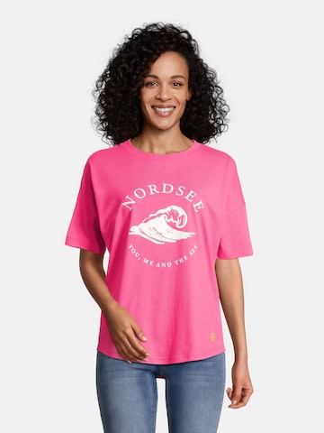T-shirt 'Fipsie Nordsee' salzhaut en rose : devant