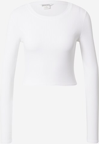 T-shirt Monki en blanc : devant