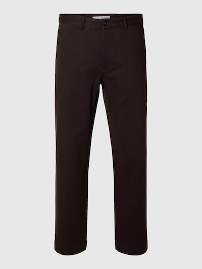 SELECTED Pantalon en 32/32 en marron, Vue avec produit