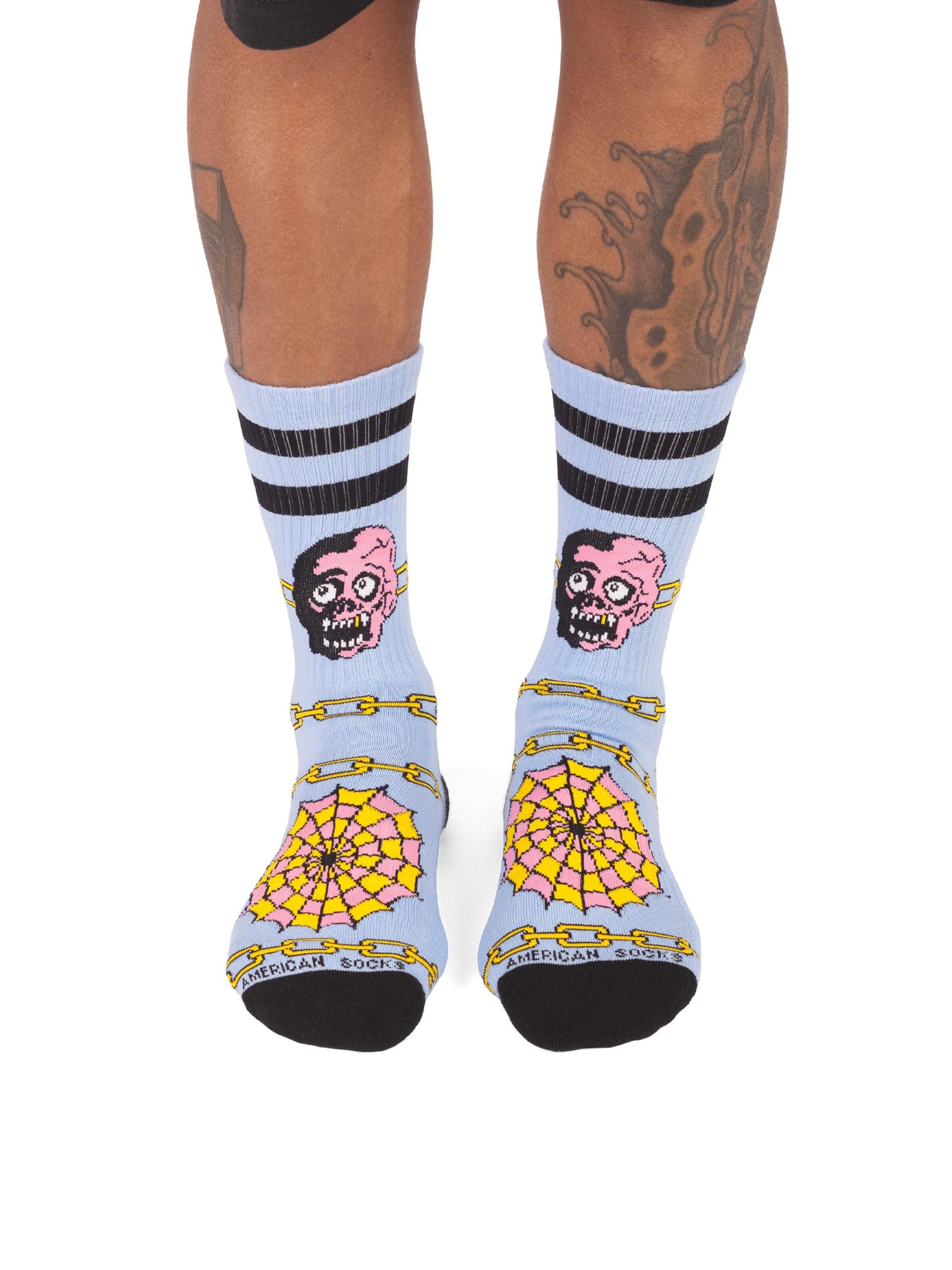 American Socks - Calcetines 'Weirdo - Mid High' en azul