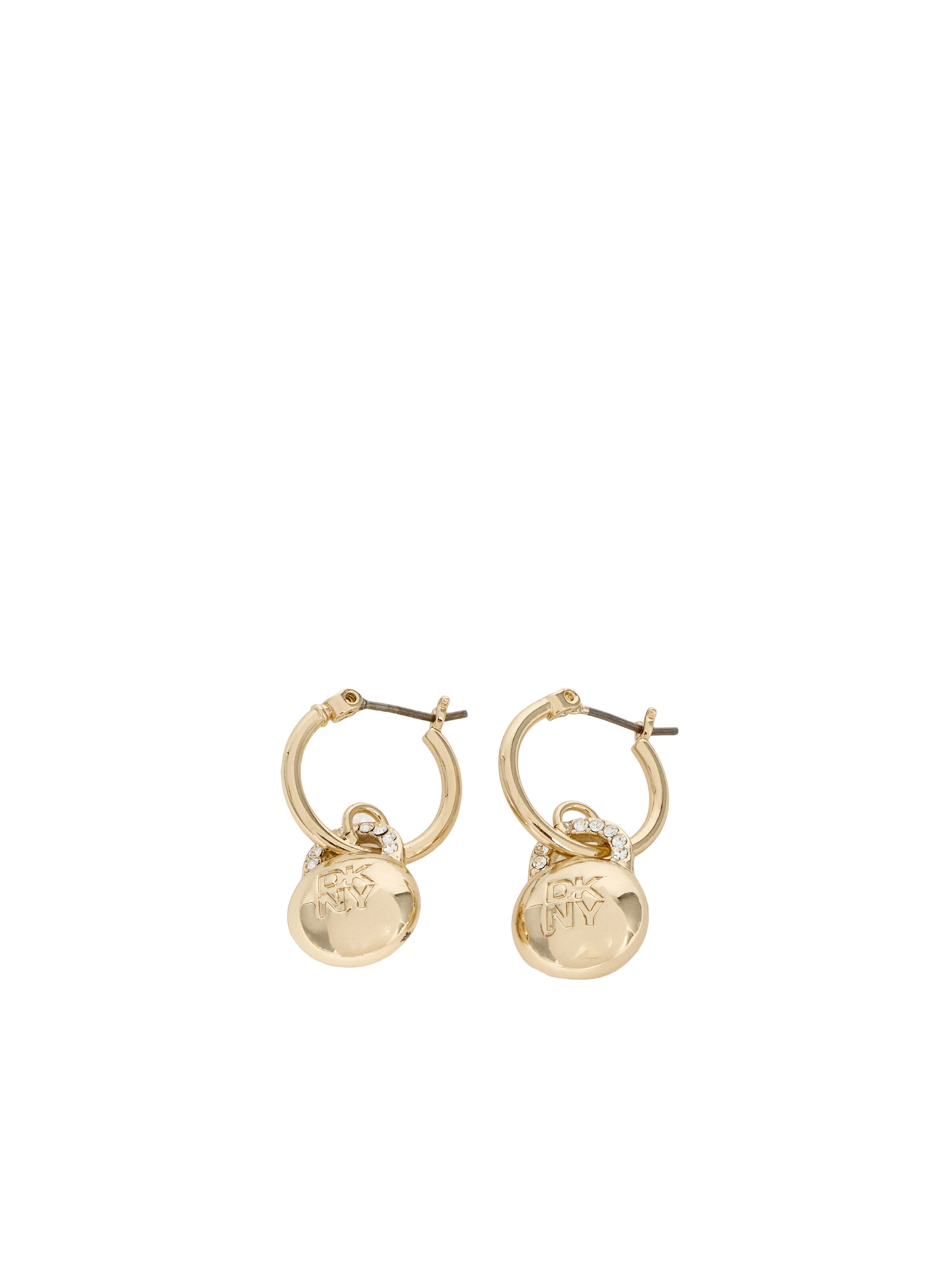 DKNY Earrings in Gold / Transparent, Item view