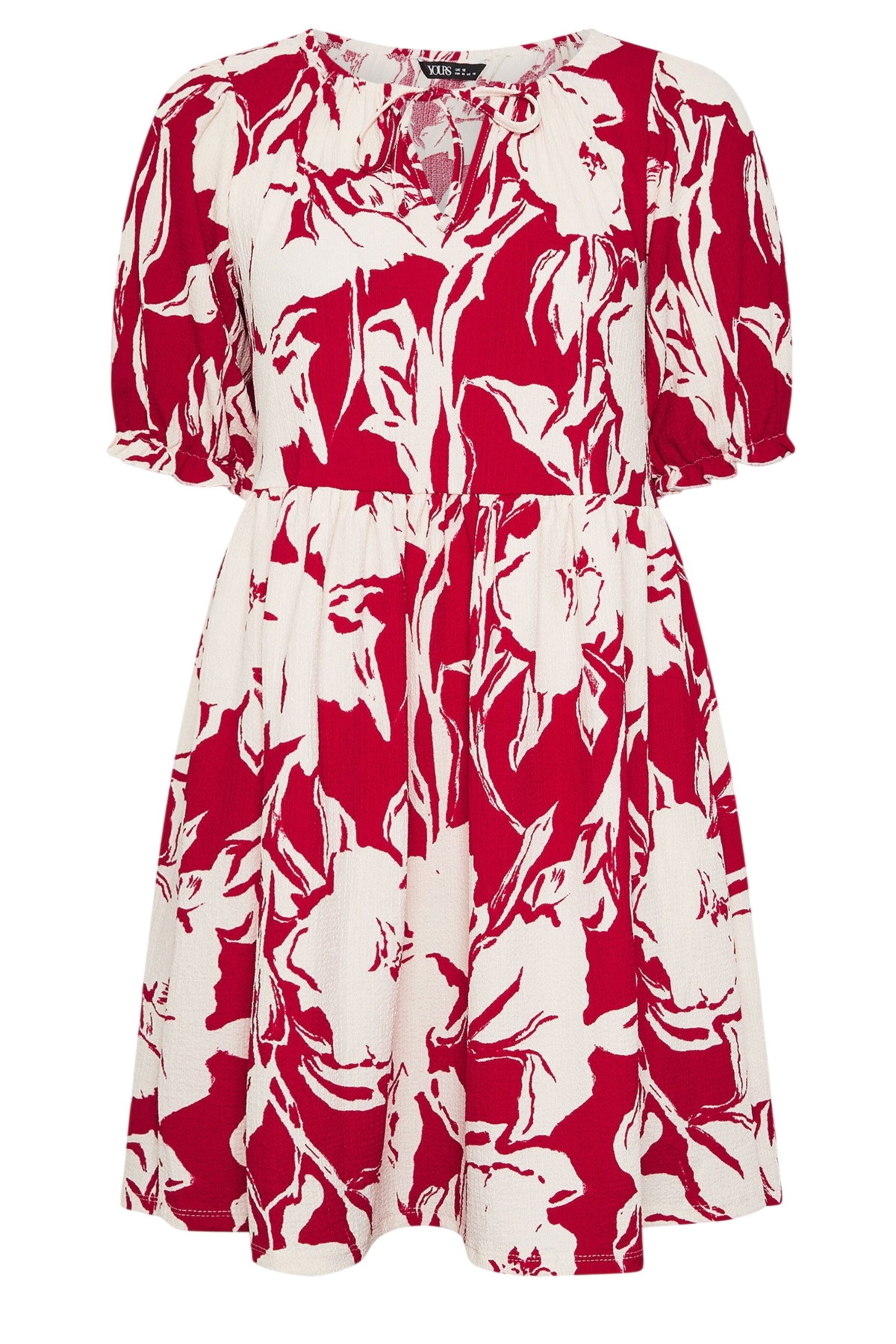 Stil Diva Jurk in de kleur Rood / Wit, Productweergave