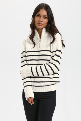 Kaffe Pullover 'Alioa' in Beige: Vorderseite