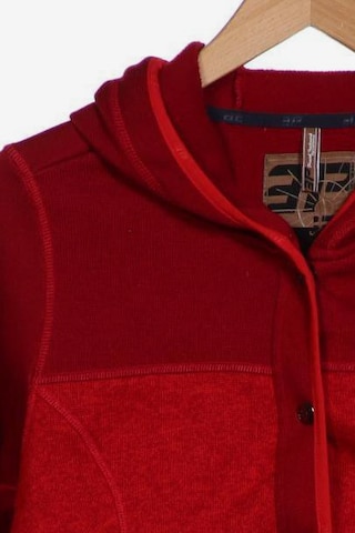 ICEPEAK Sweatshirt & Zip-Up Hoodie in L in Red
