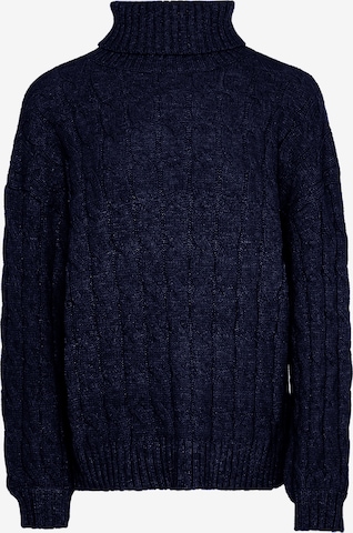 BLONDA - Pullover em azul: frente