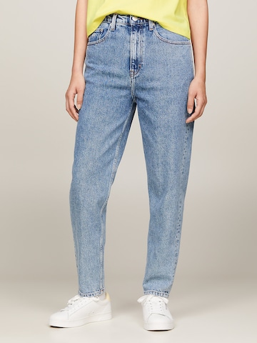 Tommy Jeans Loosefit Jeans 'MOM JeansS' in Blauw: voorkant