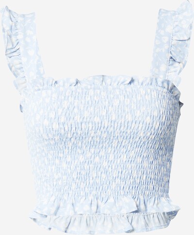 The Frolic Blouse in Light blue / White, Item view
