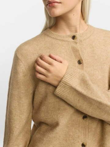 Soft Rebels Cardigan 'Allison' i beige