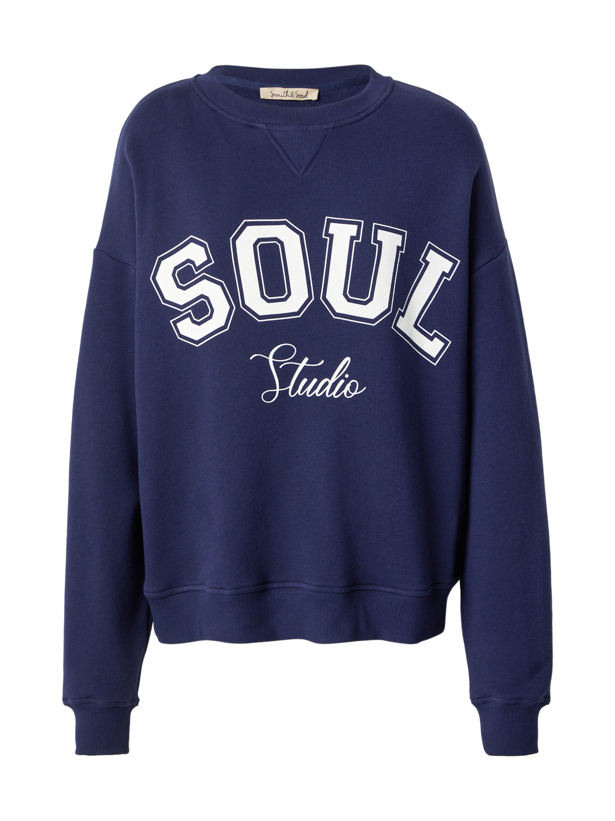 Sweat-shirt Smith&Soul en bleu : devant