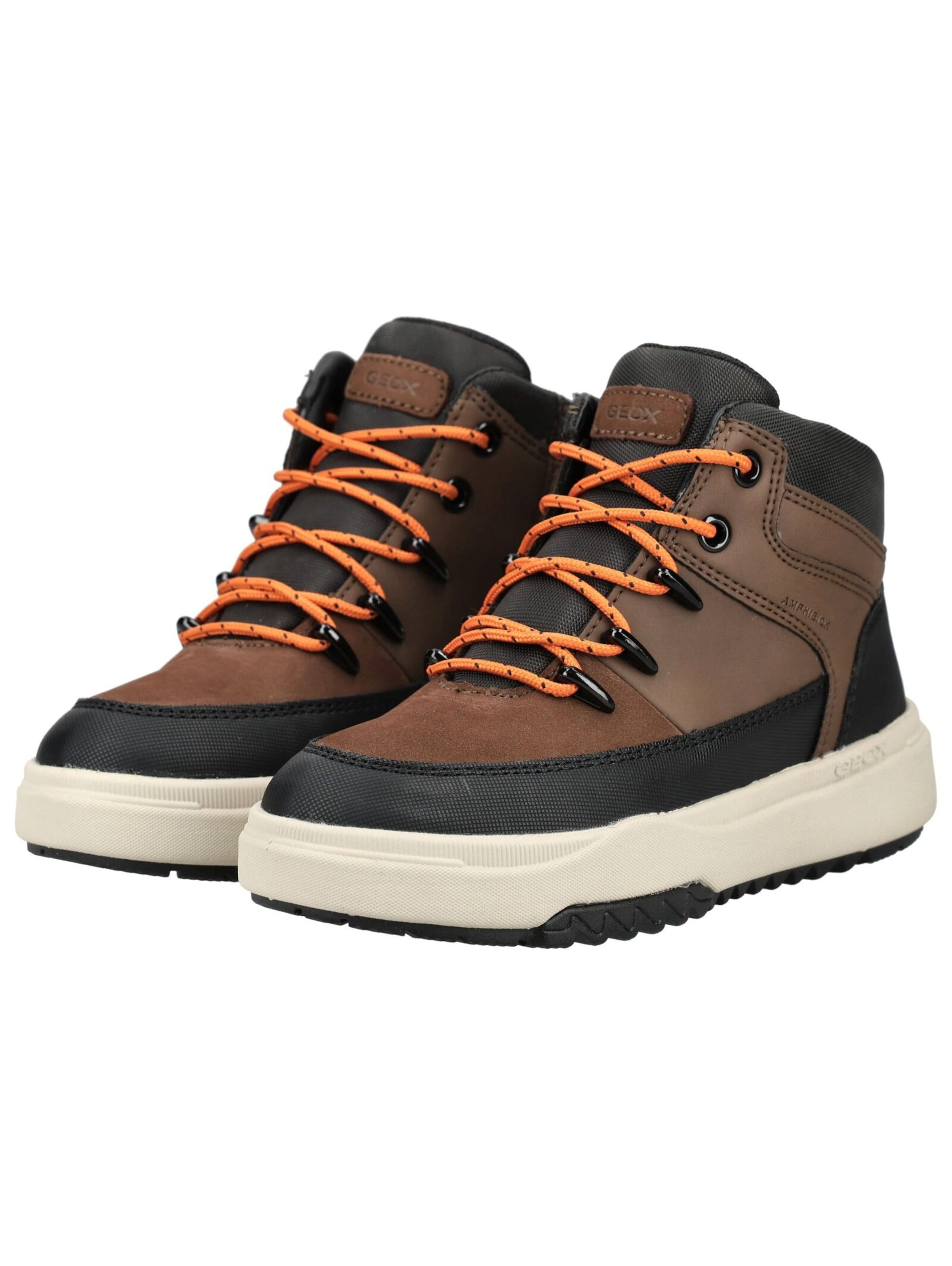 GEOX Boots in Brown: front