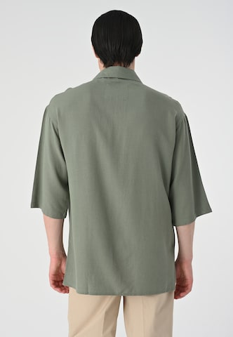 Antioch Comfort fit Button Up Shirt in Green