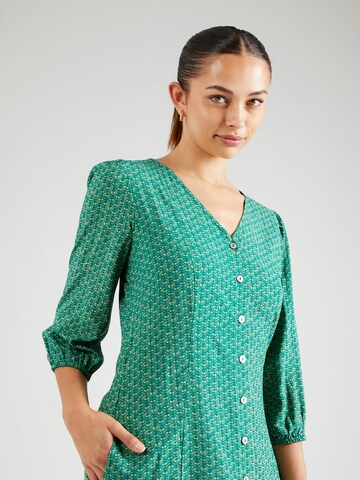 Abito camicia 'Dorotha' di Claire in verde