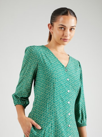 Abito camicia 'Dorotha' di Claire in verde