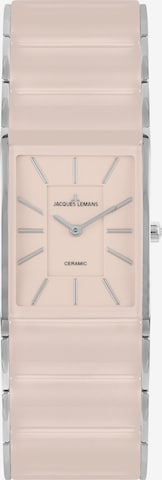Jacques Lemans Uhr in Pink: Vorderseite