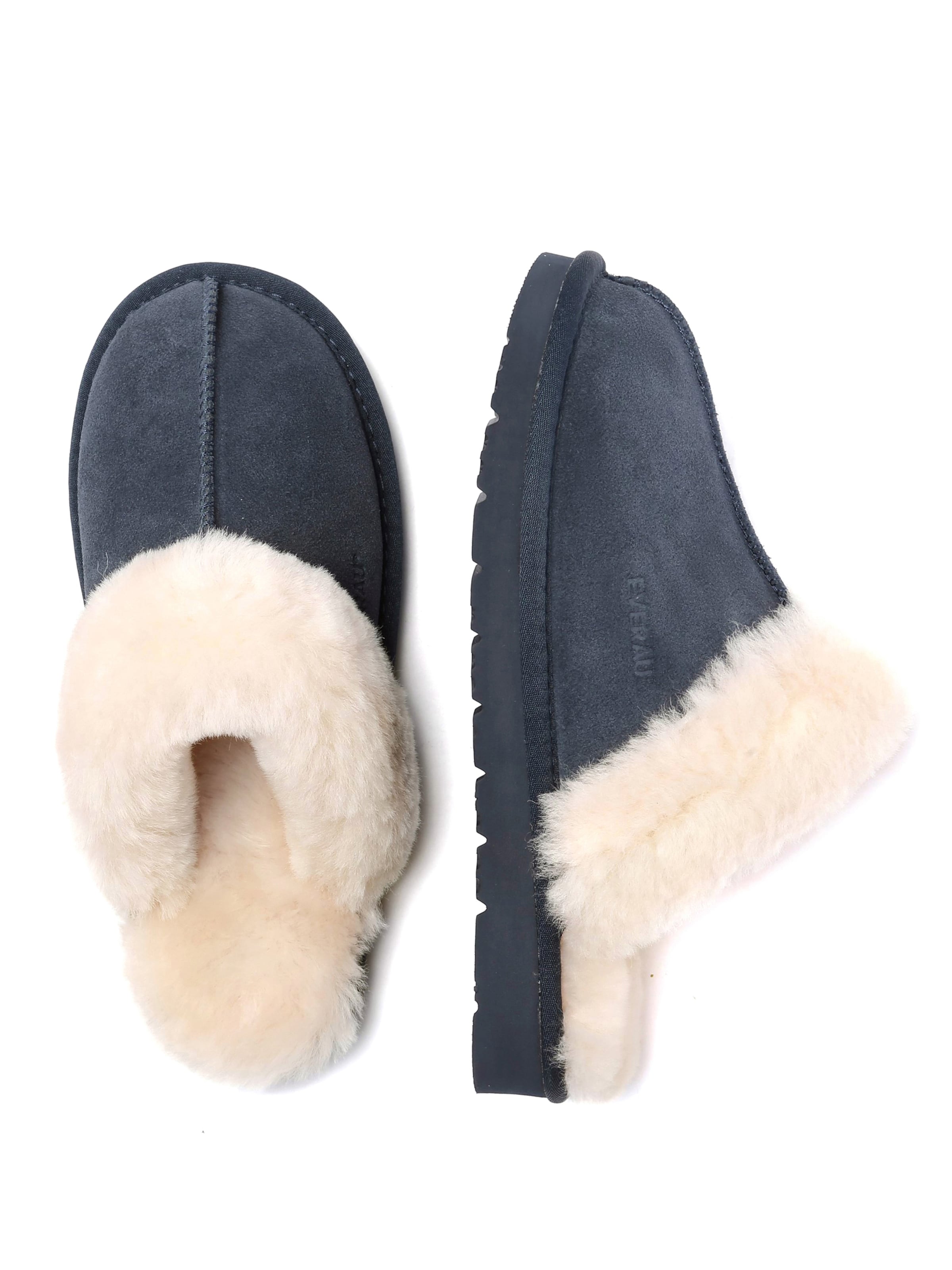 Papuci de casă 'Raven' de la Everau pe albastru