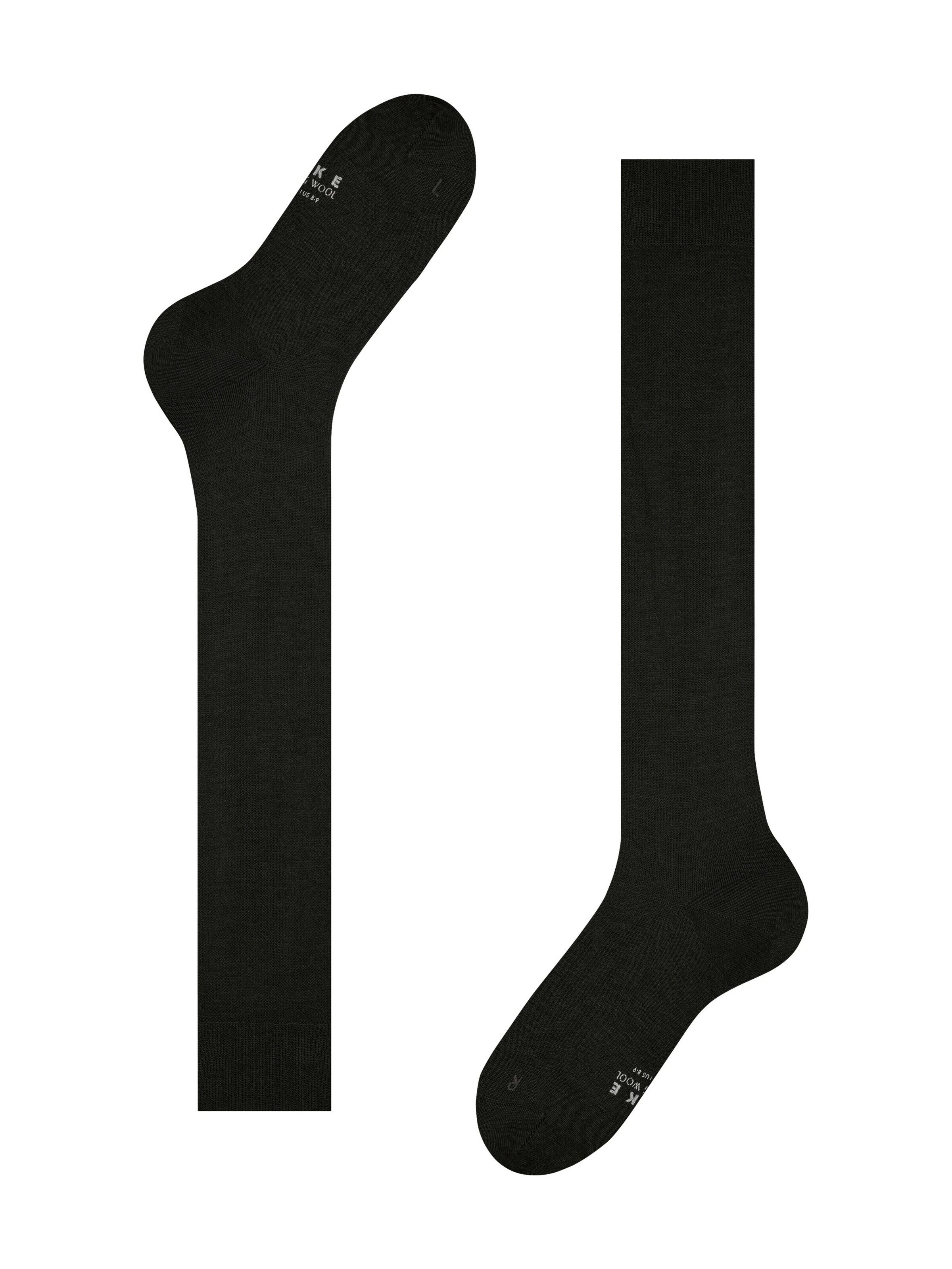 FALKE Knee High Socks 'Energizing Wool' in Brown