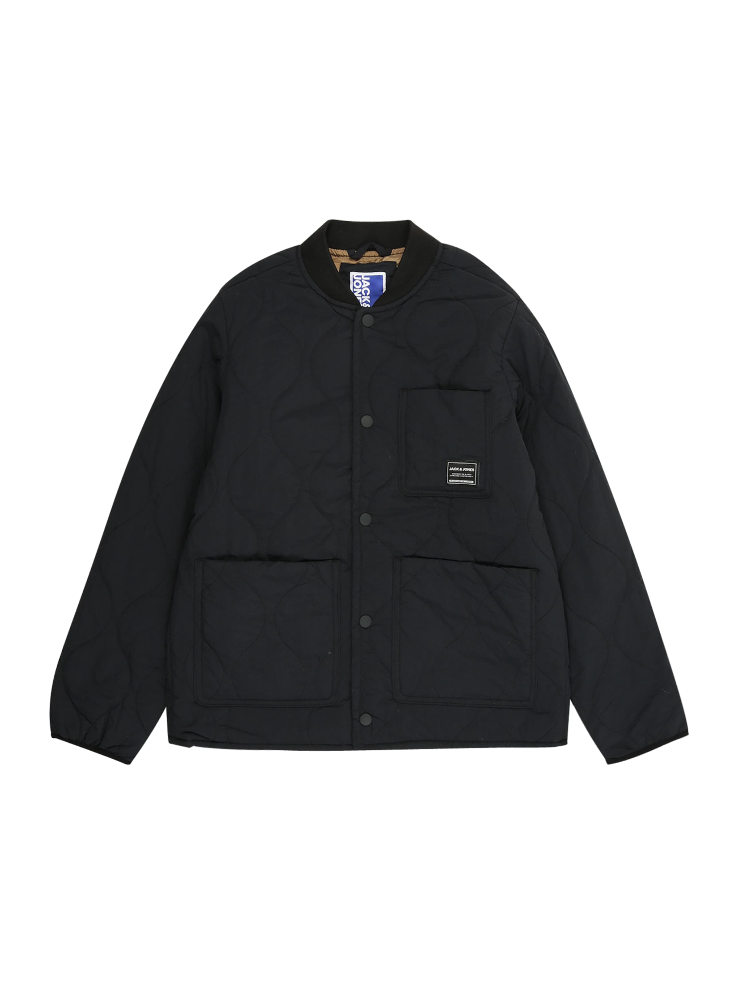 Jack & Jones Junior - Chaqueta de entretiempo 'JJHERO' en negro: frente