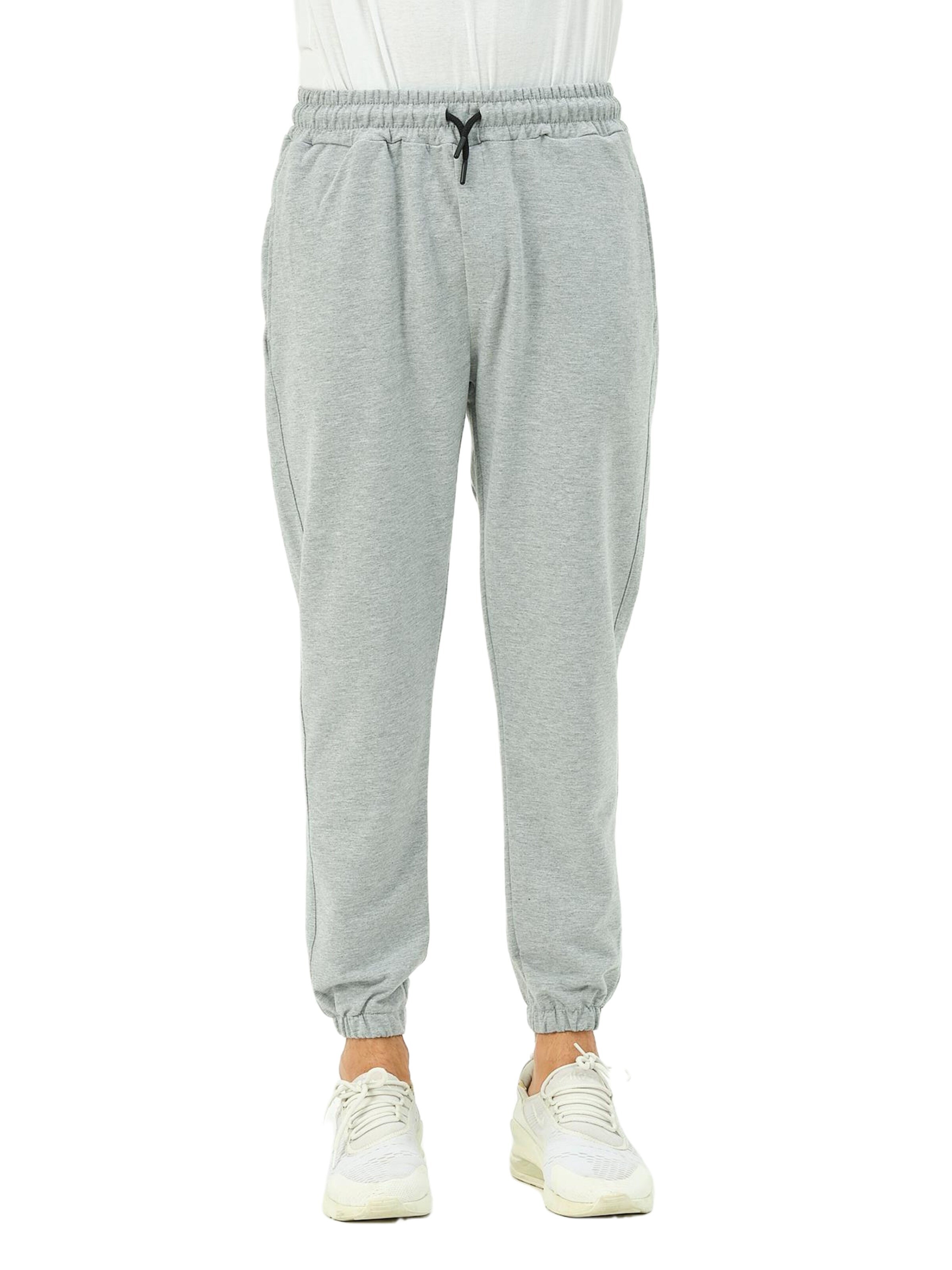 Effilé Pantalon C&City en gris : devant