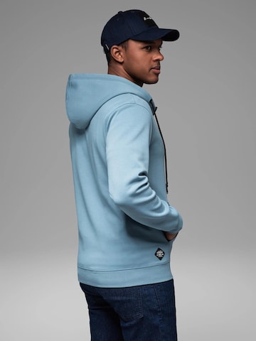 Ombre Sweat jacket 'OM-SSZP-0213' in Blue