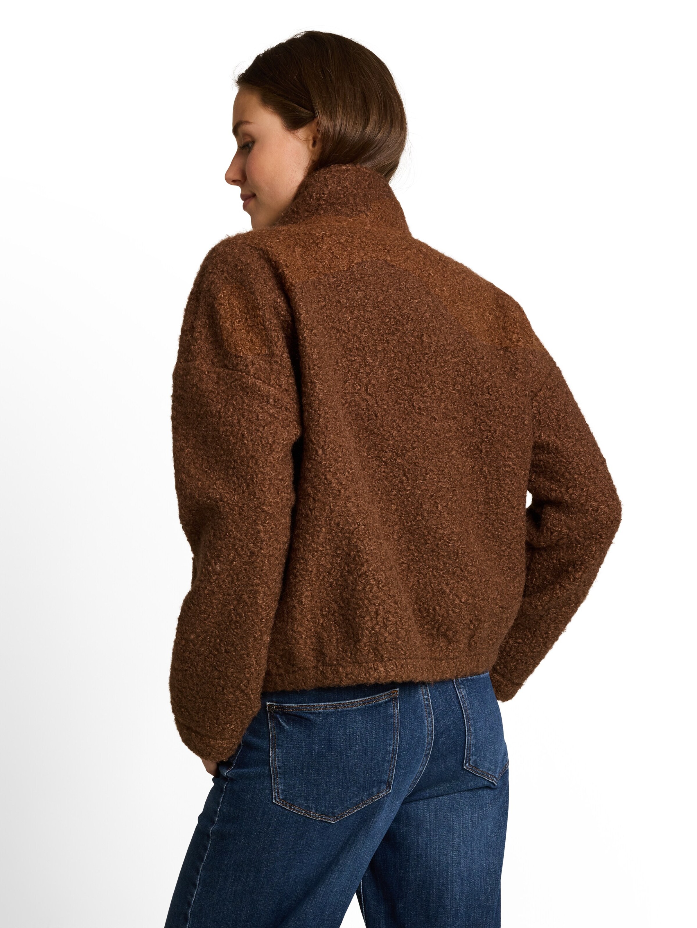 TOM TAILOR - Chaqueta de entretiempo en marrón
