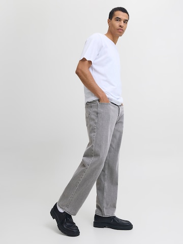 JACK & JONES Voľný strih Džínsy 'JJIEddie JJOriginal' - Sivá