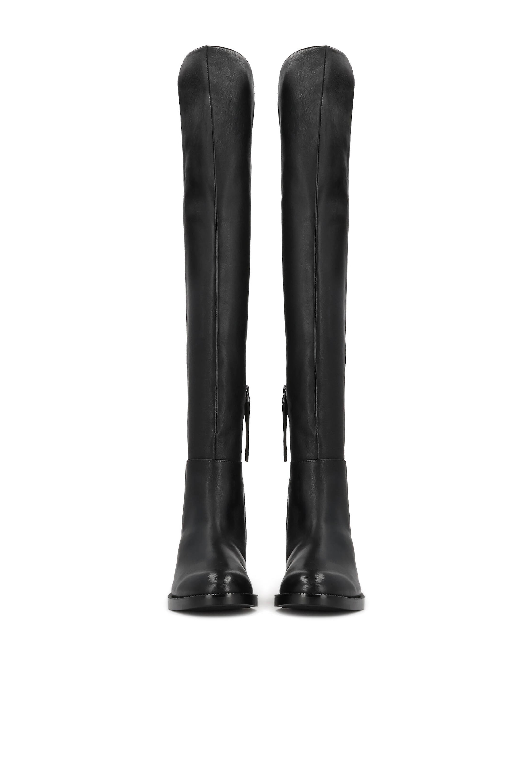 Kazar Overknees in Schwarz