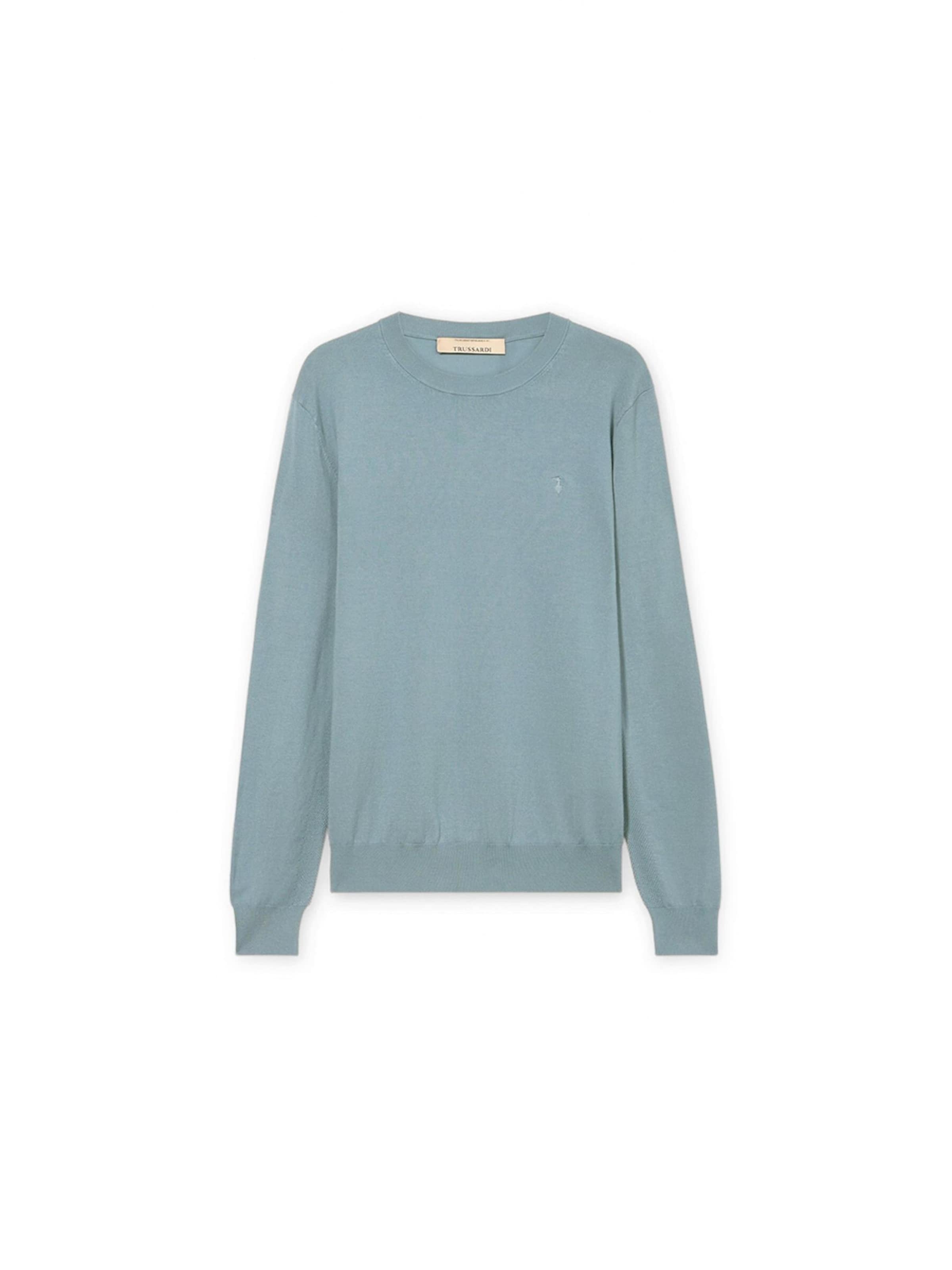 Pull-over Trussardi en bleu : devant
