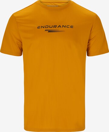 ENDURANCE Performance Shirt 'Dipat' in Gold: front