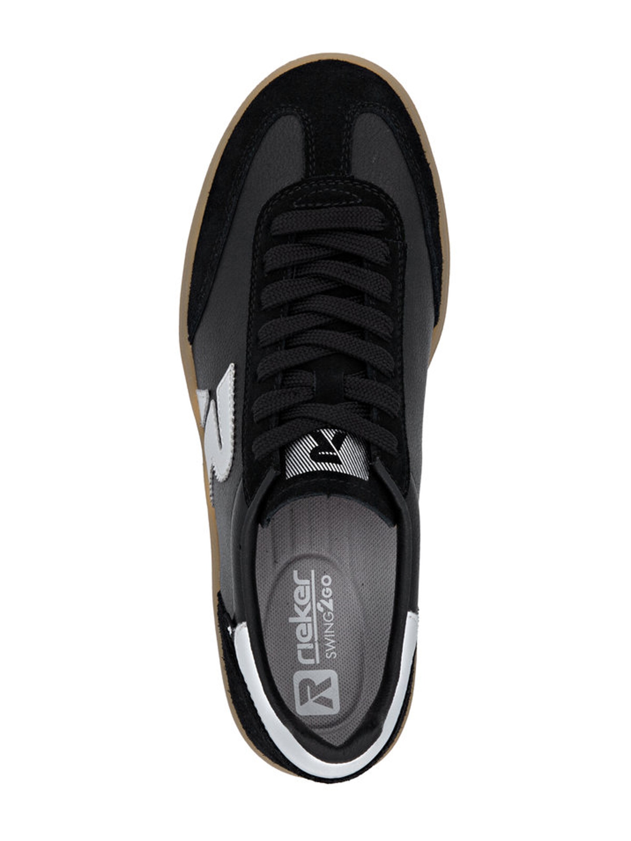 Rieker Sport Platform trainers in Black