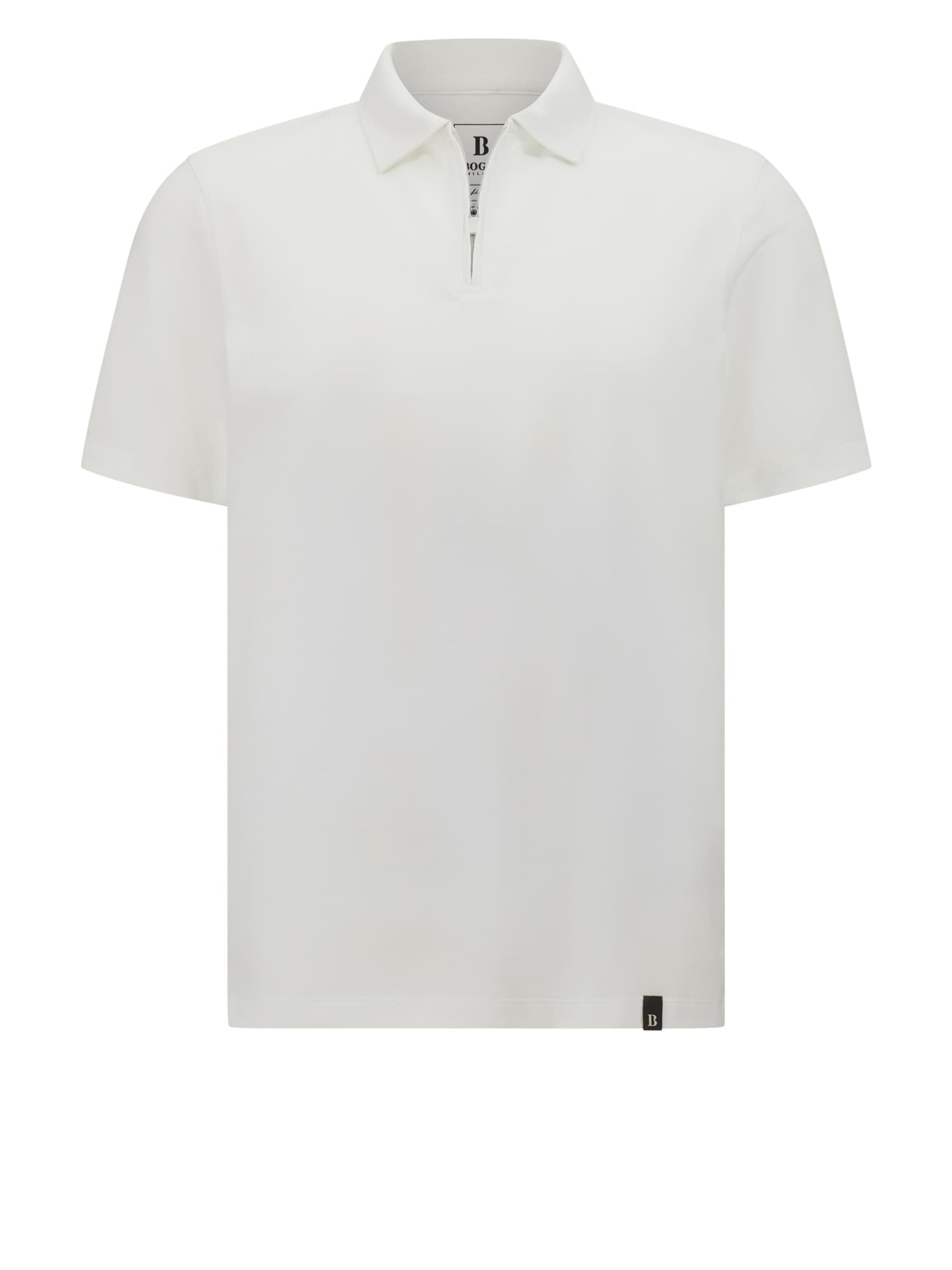 balts Boggi Milano T-Krekls 'B Tech': no priekšpuses