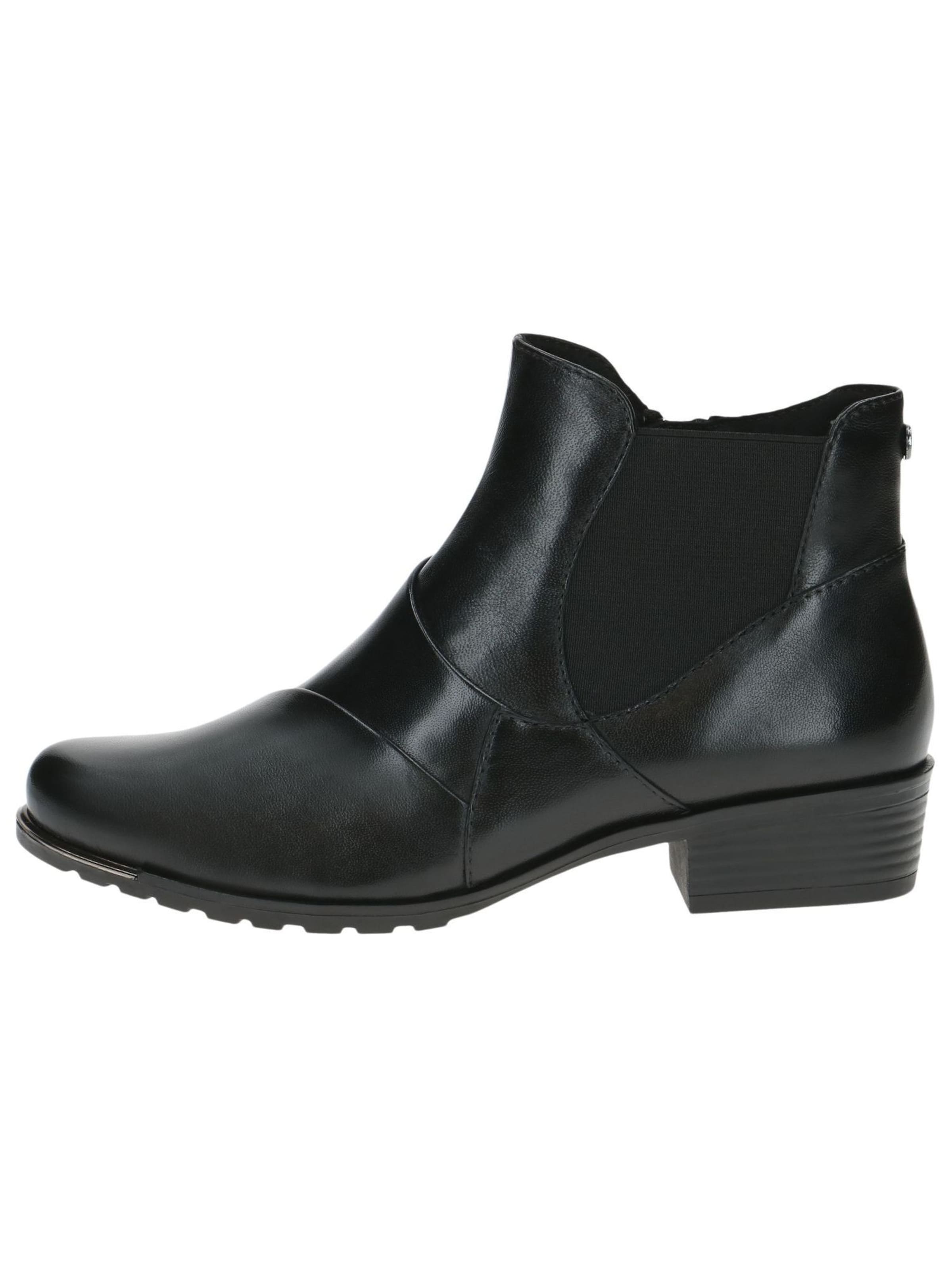 CAPRICE Chelsea boots in Black