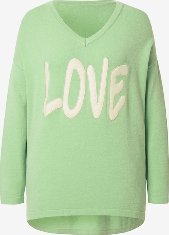 Pull-over MIAMODA en vert : devant