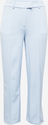 EVOKED Wide leg Broek 'STARRY' in Blauw: voorkant