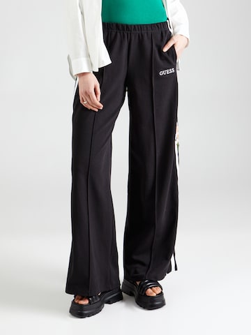 GUESS Loose fit Pants 'ZOEY' in Black: front