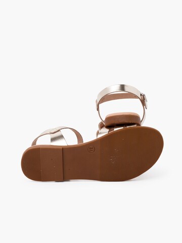 Sandales Pisamonas en or