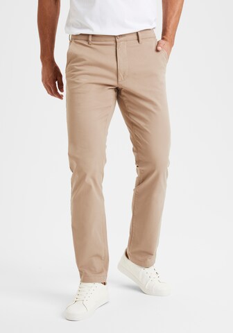 H.I.S Regular Chino in Beige: voorkant