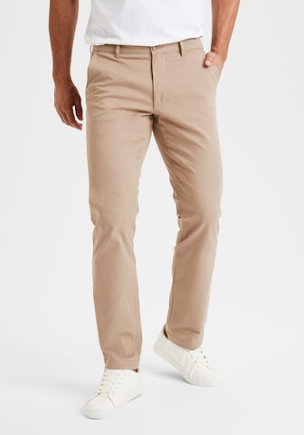 Regular Pantalon chino H.I.S en beige : devant