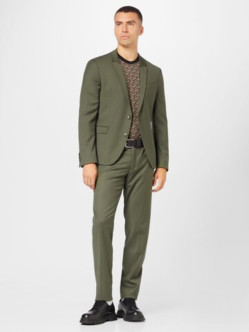 DRYKORN Slim fit Suit 'OREGON' in Green