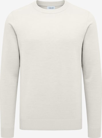 Pull-over 'No. 16' Vercate en blanc : devant