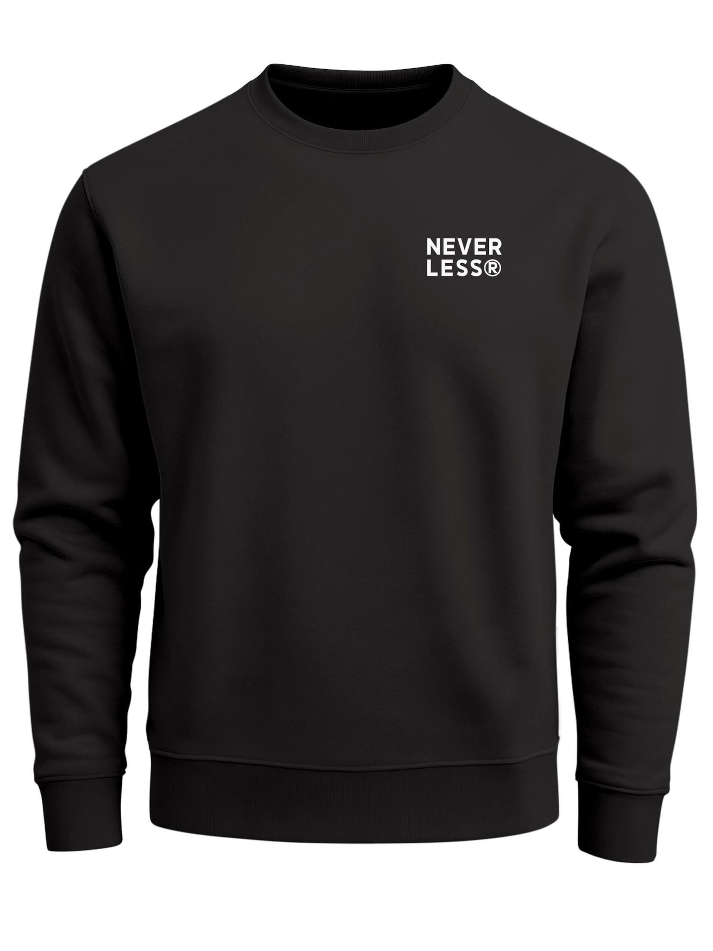 Neverless Sweatshirt 'Samurai' in Black: front