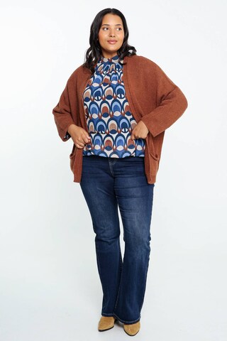 Paprika Strickjacke in Braun