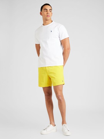 Polo Ralph Lauren Regular Trousers 'PREPSTERS' in Yellow