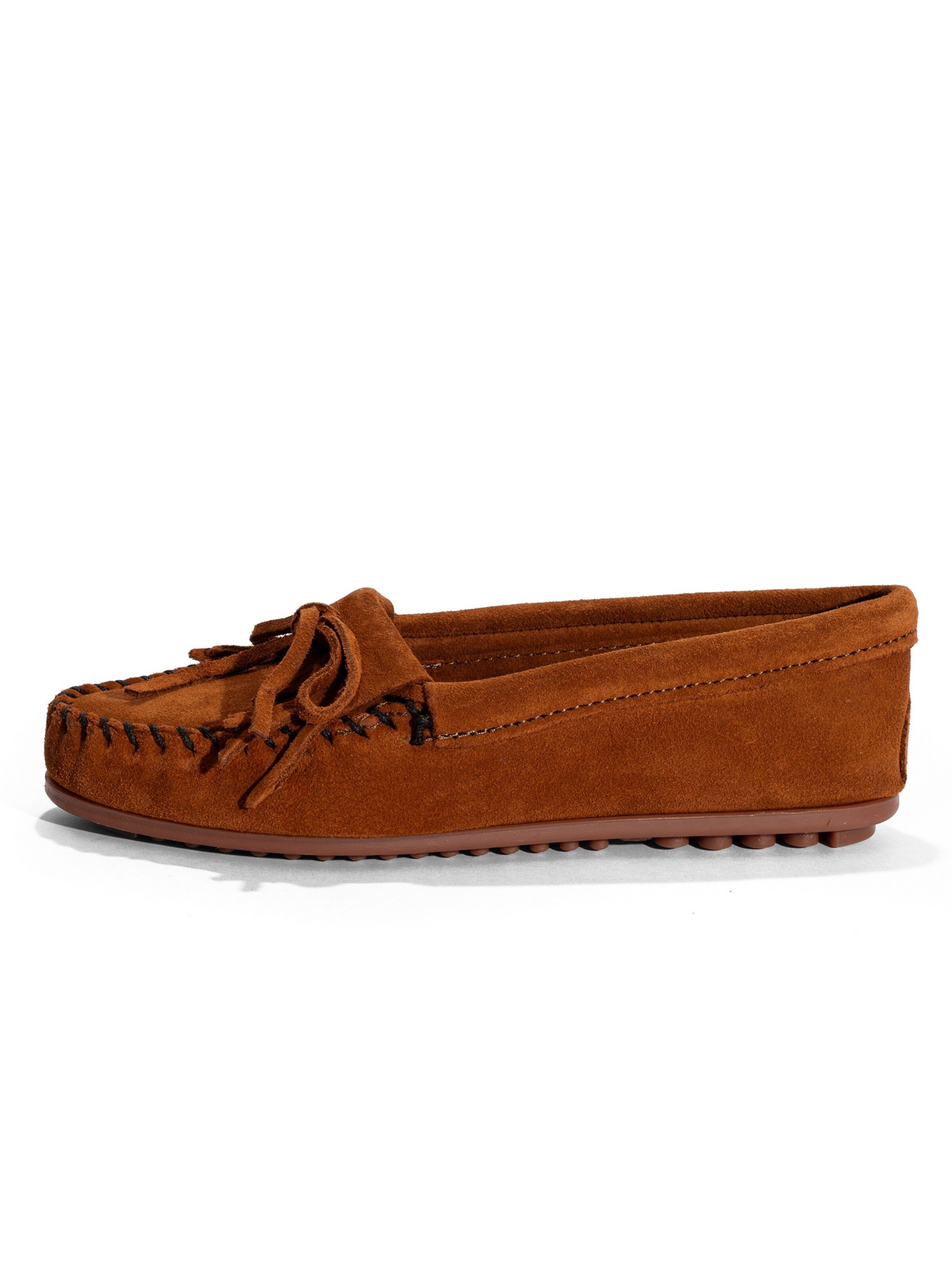 Mocassin 'Kilty' Minnetonka en marron : devant