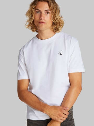 Maglietta di Calvin Klein Jeans in bianco