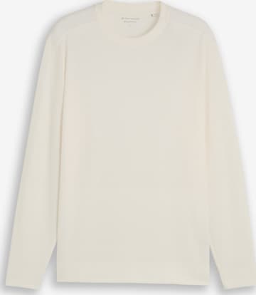 T-Shirt TOM TAILOR en blanc : devant